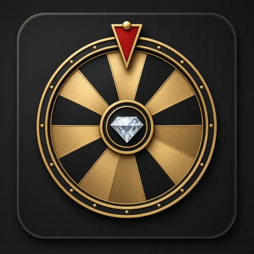Spin the Wheel Stream giveaway theme preview - Gold / black